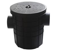 Séparateur de graisses en HDPE pour éviers, diamètre intérieur de 450 mm, diamètre extérieur de sortie de 160 mm