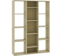 Séparateur de pièce/Bibliothèque Chêne sonoma 100x24x140 cm