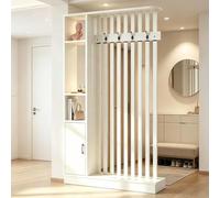 Séparateur De Pièce Chambre Cloison De Separation Interieur,202x120x24cm | Claustra Intérieur Bois/metal Amovible Sans Percage Bois Separation De Piece Meuble Sol Room Divider Screen,202x120x24cm