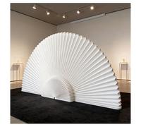 Séparateur de pièce en accordéon, panneau pliable pour bureau, exposition, étude, espaces de vente au détail, séparateur d'espace polyvalent, installation et rangement faciles