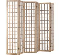 Séparateur de pièce Séparateur mural japonais Paravent à 6 panneaux pour séparer les pièces
