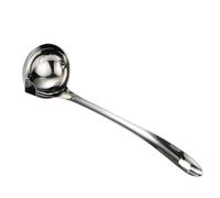 Séparateur D'huile en Acier Inoxydable Lot de 2 louches, écumoires et passoires à soupe en acier inoxydable avec isolation thermique protection anti-brûlure