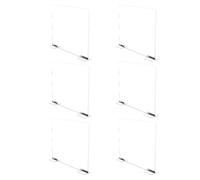 Séparateurs d'armoire pour étagères : marqueur acrylique pour suspendre, cloison de portemanteau, écran et identifiant de taille donnée, outil d'espacement des tiges à pression, outil