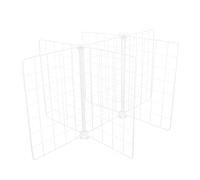 Séparateurs de Compartiment Congélateur en Fer Blanc, 6 Grilles | Rangement pour Petits Articles et Produits du Cellier, Structure Fine, Installation Simple, Entretien Facile