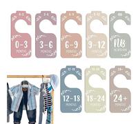 Séparateurs de garde-robe pour bébé - Étiquettes de tri pour bébé 18 * 8 cm
