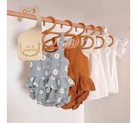 Séparateurs De Garde-Robes En Bois Pour Bébés, De Nouveau-Né À 24 Mois, Décor De Pépinière, Organisateurs De Vêtements Pour Bébés, Cadeau De Douche, 7 Pièces