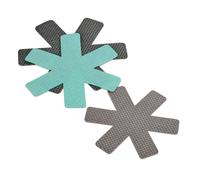 Séparateurs de poêle Kela Amparo, lot de 3, diamètre 39 cm, gris et menthe