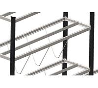 Séparateurs fil métalliques pour rayonnage tubulaire Prospace+ (hauteur 400 mm, profondeur 300-400 mm)