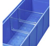 Séparation pour bac de rangement Allit ProfiPlus ShelfBox Divider S 456590 transparent 4 pc(s)