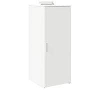 sephironlbb Armoire de Rangement Blanc en Bois d'ingénierie 40 x 45 x 103,5 cm avec Porte, étagère, Compartiment et tiroir, Meuble de Bureau Polyvalent pour Chambre, Salon, Cuisine, Garage, Atelier