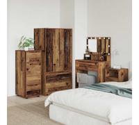 sephironlbb Armoire de Rangement en Bois d'ingénierie 40 x 48 x 105 cm avec 4 tiroirs, Meuble casier Colonne pour Salon Chambre Bureau, Rangement modulable pour Organiser vestiaire et Placard