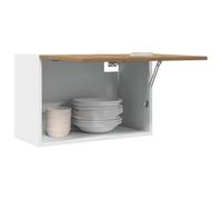 sephironlbb Armoire Suspendue Lyon en Bois d'ingénierie chêne Artisanal 60 x 31 x 40 cm Meuble Rangement Cuisine avec Porte et étagère pour Organiser Vaisselle et ustensiles