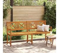 sephironlbb Banc extérieur en Bois d'acacia Massif Naturel 180 x 56 x 90 cm avec accoudoirs Confortables pour Jardin terrasse Balcon Patio, siège Robuste pour détente Repas et Lecture en Plein air