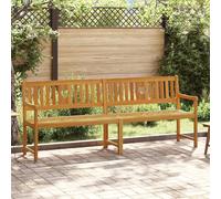 sephironlbb Banc extérieur en Bois d'acacia Massif Naturel 220 x 55,5 x 90 cm avec accoudoirs pour Jardin terrasse Patio Balcon, siège Robuste pour détente Repas Lecture et Accueil Convivial