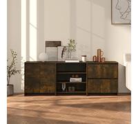 sephironlbb Buffets 3 pcs en bois d'ingénierie chêne fumé, meuble de rangement avec portes, étagères, tiroirs, buffet bahut pour salon, cuisine, salle à manger, entrée, rangement pratique et décoratif