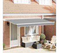 sephironlbb Cadre d'auvent blanc en métal 4 x 2 m, rétractable pour jardin, terrasse, avec support et fixation, convient pour protection solaire, protection contre la pluie, brise-vue et montage en