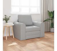sephironlbb Canapé-lit Convertible Gris Nuage en Tissu 98 x 71 x 83 cm avec Dossier, accoudoir Plat, Assise Confortable, idéal Salon séjour Chambre Bureau pour Couchage modulable et détente