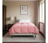 sephironlbb Couette d'été rembourrée, rose, 155 x 220 cm, microfibre, respirante, adaptée aux personnes allergiques, lavable, pour chambre à coucher, chambre d'amis, lit double, lit simple, toute
