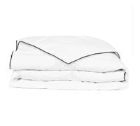 sephironlbb Couette d'hiver en duvet 140 x 200 cm, housse en microfibre avec plumes de canard et garnissage en duvet, respirante, lavable jusqu'à 40 °C, convient aux personnes allergiques, couette