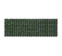 sephironlbb Écran de Balcon Vert foncé 300 x 100 cm en polyéthylène et Tissu pour Protection UV extérieur terrasse Jardin Patio Plage abri avec Fixation inclinable et Support Robuste