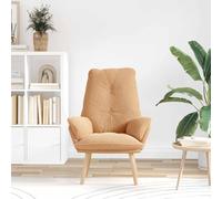 sephironlbb Fauteuil Beige en Tissu Sherpa 69 x 74 x 93 cm avec accoudoirs rembourrés et Dossier Ergonomique pour Salon Bureau Chambre détente Confort Chaleureux