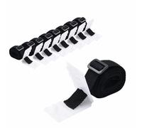 sephironlbb Lot de 8 sangles de fixation universelles pour enrouleur de piscine, 1,8 m, en polyester durable et plastique, convient pour piscine, jacuzzi, spa et protection en plein air en été
