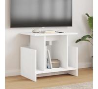sephironlbb Meuble TV en Bois d'ingénierie Blanc, 2 pièces, Support Moderne avec Rangement spacieux, tiroirs et niches pour Salon, séjour, Chambre, Console multimédia élégante et Fonctionnelle