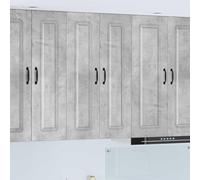 sephironlbb Panneau de Lave-Vaisselle Kalmar Gris béton en Bois d'ingénierie 60 x 31 x 100 cm avec Rangement, tiroir, Porte, étagère pour Cuisine, Buffet, Placard, Colonne, desserte