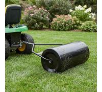 sephironlbb Rouleau de pelouse de jardin en fer 120 x 99 cm 110 L à remplir avec tambour, appareil manuel pour presser, épaissir, niveler et lisser le sol, la prairie, les semences pour jardin, semis