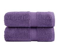 sephironlbb SOLUND Lot de 2 serviettes d'invité de qualité supérieure - Violet - 30 x 50 cm - 600 g/m² - 100 % coton - Certifié Oeko-Tex - Absorbantes - Douces - Polyvalentes - Pour salle de bain