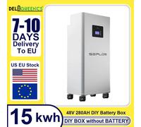 Seplos bricolage Kits de batterie LifePO4 batterie 15KWh 51.2V 280AH Lifepo4 boîtier de batterie Stock ue avec BMS intelligent pour système de stockage solaire 3.0 Box with Balance