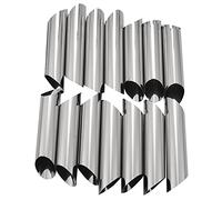 Seprendi Lot de 14 tubes en acier inoxydable 430 Cannoli 12,7 cm