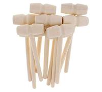 Seprendi Lot de 30 mini marteaux en bois pour homard, crabe et autres crustacés, marteau en bois