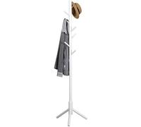 Seprendi Porte-manteau en bois pour vestibule, manteau en bois pour manteau, veste, chapeau, vêtements, sac à main, écharpes, à main, parapluie