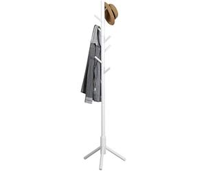 Seprendi Porte-manteau en bois pour vestibule, manteau en bois pour manteau, veste, chapeau, vêtements, sac à main, écharpes, à main, parapluie