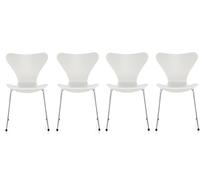Sept / Série Chaise 3107 Frêne Set Fritz Hansen - 4250762802305