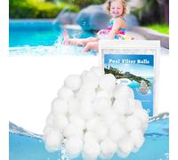 SeptAm Balle filtrante Piscine,700g balles filtrantes Piscine Peut remplacer 25kg Sable filtrant,Convient à Divers systèmes Filtration,Convient aux piscines intérieures et extérieures,Réutilisables