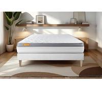 Septnuits Matelas 140x190 Memo Zen Mousse à mémoire de Forme 5 Zones de Confort Maxi épaisseur | Epaisseur : 26 cm | Confort : Ferme