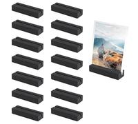 SEPWGUMD Chevalet de table pour mariage - Porte-Photo sur Pied avec support bois - Support carte postale et Porte Affiche - Marque place pour votre cérémonie