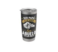 Ser Abuelo No Tiene Precio Papá Honor Fist Bump Gobelet isotherme en acier inoxydable double paroi