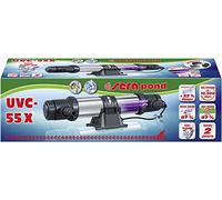 Sera Pond UVC-55X | Clarificateur UVC Bassin | Élimine algues flottantes et pathogènes | Acier INOX Durable | Lampe UVC Longue durée | Eau Claire et biologiquement Saine