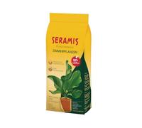 Seramis 730024 granulés pour plantes d’intérieur, 2,5 L, Billes d’argile, substitut de terreau stockant eau et nutriments, Jaune, 13,5x7,5x25,5 cm