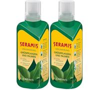 Seramis engrais Vital pour plantes vertes et palmiers, 500 ml - Fertilisant de croissance des plantes, engrais liquide avec dispositif de dosage (Lot de 2)