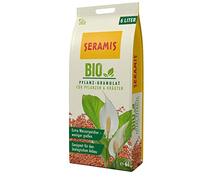 Seramis granulés bio pour plantes et herbes, 6 L - Billes d’argile, substitut de terreau de plantes stockant eau et nutriments