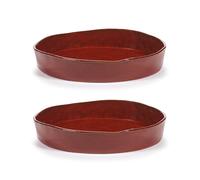 Serax Assiette creuse La Mère Ø20 cm lot de 2 Venetian red