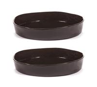 Serax Assiette creuse La Mère Ø23 cm lot de 2 Dark brown