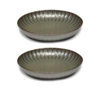 Serax Assiette haute Inku M Ø21 cm. lot de 2. Green