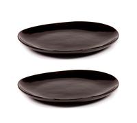Serax Assiette La Mère Ø20 cm lot de 2 Dark brown