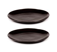 Serax Assiette La Mère XL Ø27 cm lot de 2 Dark brown