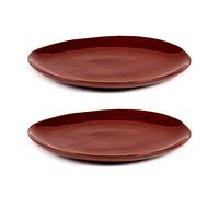 Serax Assiette La Mère XL Ø27 cm lot de 2 Venetian red